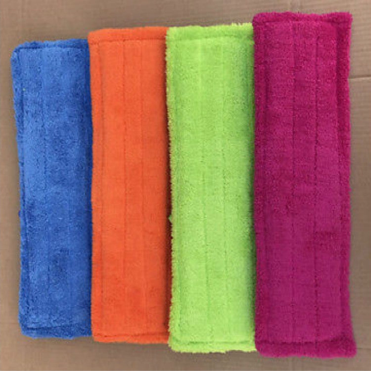 Korallen-Fleece-Kopf, gepolsterter, flacher Ersatz-Haushaltsreinigungs-Wischmopp-Tuchlappen
