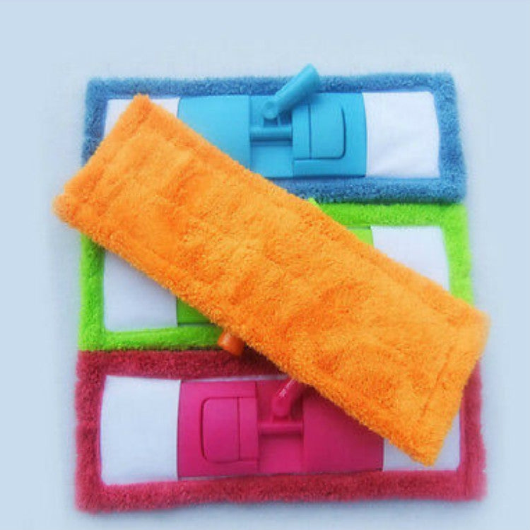 Korallen-Fleece-Kopf, gepolsterter, flacher Ersatz-Haushaltsreinigungs-Wischmopp-Tuchlappen