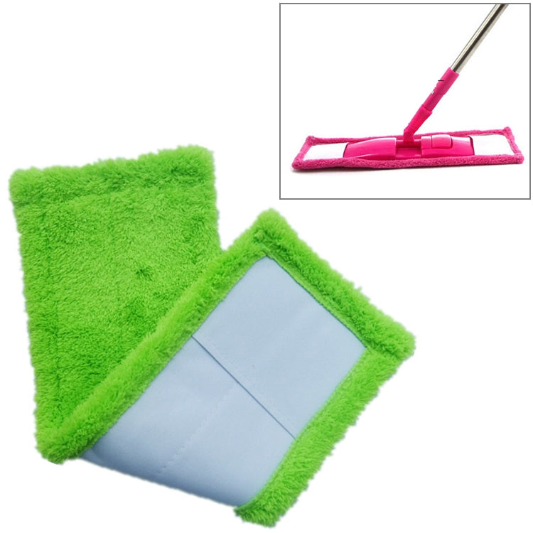 Korallen-Fleece-Kopf, gepolsterter, flacher Ersatz-Haushaltsreinigungs-Wischmopp-Tuchlappen