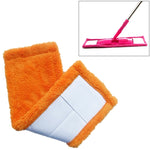 Korallen-Fleece-Kopf, gepolsterter, flacher Ersatz-Haushaltsreinigungs-Wischmopp-Tuchlappen