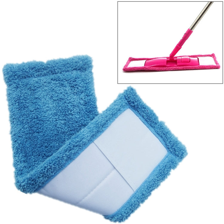 Korallen-Fleece-Kopf, gepolsterter, flacher Ersatz-Haushaltsreinigungs-Wischmopp-Tuchlappen