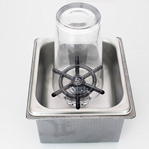 NB-1990 Edelstahl eingebauter automatischer Biergläser-Dampfspüler Becherwaschanlage, Becherwaschanlage