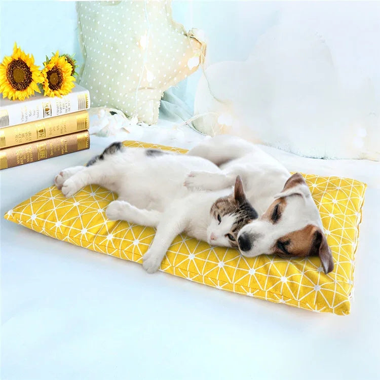Dicke, warme Winter-Schlafmatte für Haustiere, Katzen- und Hundebett, L, XL