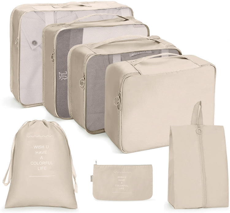 Reiseaufbewahrungstaschen-Set, faltbare Aufbewahrungstasche, 7-in-1, 8-in-1-Beutel mit Kordelzug, 8-in-1-Kosmetiktasche, 8-in-1-Kulturbeutel, 9-in-1-Kosmetiktasche, 9-in-1-Kulturbeutel