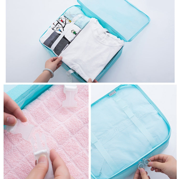 Reiseaufbewahrungstaschen-Set, faltbare Aufbewahrungstasche, 7-in-1, 8-in-1-Beutel mit Kordelzug, 8-in-1-Kosmetiktasche, 8-in-1-Kulturbeutel, 9-in-1-Kosmetiktasche, 9-in-1-Kulturbeutel