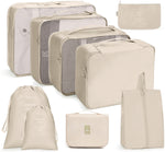 Reiseaufbewahrungstaschen-Set, faltbare Aufbewahrungstasche, 7-in-1, 8-in-1-Beutel mit Kordelzug, 8-in-1-Kosmetiktasche, 8-in-1-Kulturbeutel, 9-in-1-Kosmetiktasche, 9-in-1-Kulturbeutel
