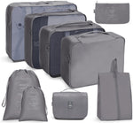 Reiseaufbewahrungstaschen-Set, faltbare Aufbewahrungstasche, 7-in-1, 8-in-1-Beutel mit Kordelzug, 8-in-1-Kosmetiktasche, 8-in-1-Kulturbeutel, 9-in-1-Kosmetiktasche, 9-in-1-Kulturbeutel