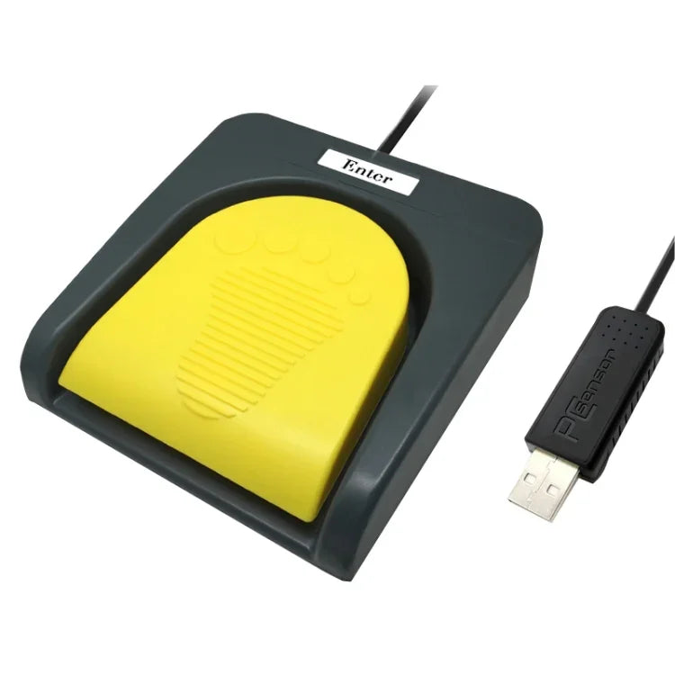 Pcsensor USB-Fußpedal-Steuerschalter-Tastaturadapter für Computer, FS2016, FS2019