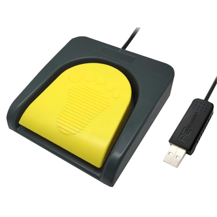 Pcsensor USB-Fußpedal-Steuerschalter-Tastaturadapter für Computer, FS2016, FS2019