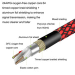 Rot und Schwarz Netz TRS 6,35mm Stecker zu Caron Buchse Mikrofon XLR Balanced Kabel, 0,5m, 1m, 1,8m, 3m, 5m, 8m, 10m, 12m, 15m, 20m, 25m, 30m