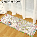 Weltkarte Teppiche Teppich Schlafzimmer Kinder Baby Spiel Krabbelmatte Memory Foam Teppich, 40x60cm, 40x120cm, 60x90cm, 60x180cm