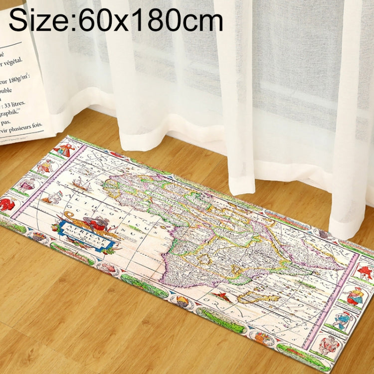 Weltkarte Teppiche Teppich Schlafzimmer Kinder Baby Spiel Krabbelmatte Memory Foam Teppich, 40x60cm, 40x120cm, 60x90cm, 60x180cm