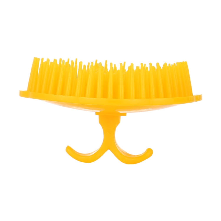 12 Stück Shampoo-Bürste Erwachsene Kopfhaut-Massagebürste weiche Gummi Badezimmer Shampoo-Kamm, Zufällige Farblieferung, Kopfhaut-Massagebürste