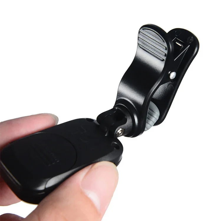 Little Angel WST-2058B Gitarren-Capo mit elektronischem Stimmgerät, 5 × 3,7 × 2,7 cm