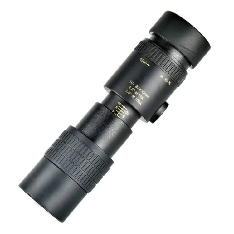 HD-Nachtsicht-Monokular für geringes Licht mit hoher Vergrößerung und kontinuierlichem Zoom, 10 - 30 x 30