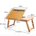 Nanzhu Faltbarer Computertisch Bett Kartensteckplatz Laptop-Tisch Einfacher Fauler Hebetisch, Klein 50cm, Mittel 54cm, Groß 72cm