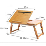 Nanzhu Faltbarer Computertisch Bett Kartensteckplatz Laptop-Tisch Einfacher Fauler Hebetisch, Klein 50cm, Mittel 54cm, Groß 72cm