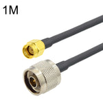RP-SMA Stecker zu N Stecker RG58 Koaxial Adapterkabel, RP-SMA Stecker zu N Stecker 0,5m, RP-SMA Stecker zu N Stecker 1m, RP-SMA Stecker zu N Stecker 1,5m, RP-SMA Stecker zu N Stecker 3m, RP-SMA Stecker zu N Stecker 5m, RP-SMA Stecker zu N Stecker 10m