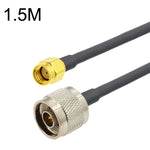 RP-SMA Stecker zu N Stecker RG58 Koaxial Adapterkabel, RP-SMA Stecker zu N Stecker 0,5m, RP-SMA Stecker zu N Stecker 1m, RP-SMA Stecker zu N Stecker 1,5m, RP-SMA Stecker zu N Stecker 3m, RP-SMA Stecker zu N Stecker 5m, RP-SMA Stecker zu N Stecker 10m