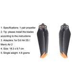 Original 1 Paar geräuschreduzierende Propeller für DJI Air 2S / Mavic Air 2, für Air 2S / Mavic Air 2