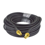 SMA Stecker zu SMA Stecker RG58 Koaxial Adapterkabel, SMA Buchse zu SMA Buchse 0,5m, SMA Buchse zu SMA Buchse 1m, SMA Buchse zu SMA Buchse 1,5m, SMA Buchse zu SMA Buchse 3m, SMA Buchse zu SMA Buchse 5m, SMA Buchse zu SMA Buchse 10m