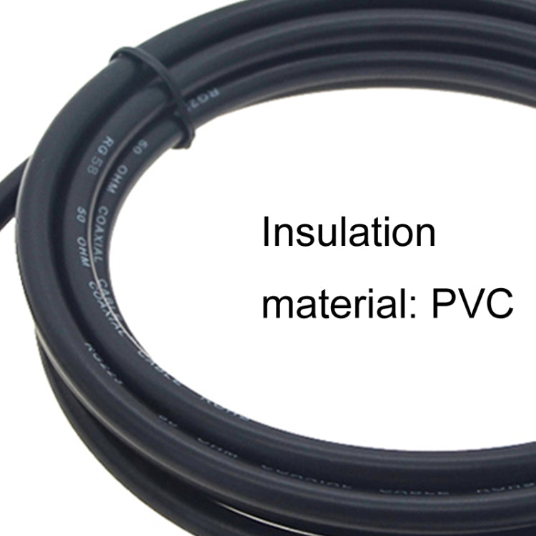 SMA Stecker zu SMA Stecker RG58 Koaxial Adapterkabel, SMA Buchse zu SMA Buchse 0,5m, SMA Buchse zu SMA Buchse 1m, SMA Buchse zu SMA Buchse 1,5m, SMA Buchse zu SMA Buchse 3m, SMA Buchse zu SMA Buchse 5m, SMA Buchse zu SMA Buchse 10m