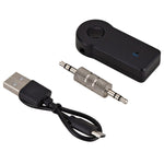 2-in-1 3,5mm AUX Metall Adapter + USB Auto Bluetooth 4.1 Kabelloser Bluetooth Empfänger Audio-Empfänger Konverter, Audio-Empfänger