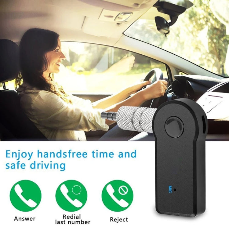 2-in-1 3,5mm AUX Metall Adapter + USB Auto Bluetooth 4.1 Kabelloser Bluetooth Empfänger Audio-Empfänger Konverter, Audio-Empfänger