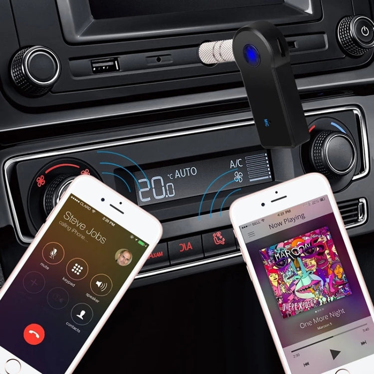 2-in-1 3,5mm AUX Metall Adapter + USB Auto Bluetooth 4.1 Kabelloser Bluetooth Empfänger Audio-Empfänger Konverter, Audio-Empfänger