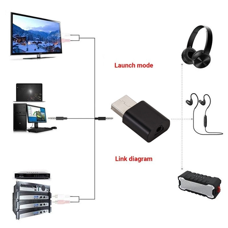 Bluetooth Audio Sender Empfänger USB Bluetooth Adapter für TV / PC Auto Lautsprecher, BT600