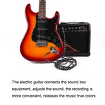Gitarrenanschlusskabel Folk Bass Performance Geräuschreduzierung Winkel Audio Gitarrenkabel, 0,5m (Rot Schwarz), 1m (Rot Schwarz), 3m (Rot Schwarz), 6m (Rot Schwarz), 10m (Rot Schwarz)