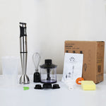 Multifunktionaler Stabmixer, abnehmbarer Handmixer, 5-Gang-Edelstahl-Pürierstab, CN-Stecker, Stabmixer