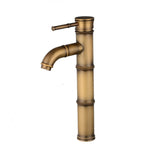 Antiker Retro Warm Kaltwasser Bad Waschtisch Bambus Wasserfall Waschtisch Kupfer Armatur, 2 Knöpfe gebrochen, 3 Knöpfe gebrochen, Frühe 2 Knöpfe, Frühe 3 Knöpfe, Winkel 2 Knöpfe, Winkel 3 Knöpfe
