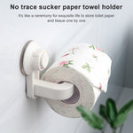 Toilettenpapierhalter Saugnapf Wandmontage Abnehmbarer Halter
