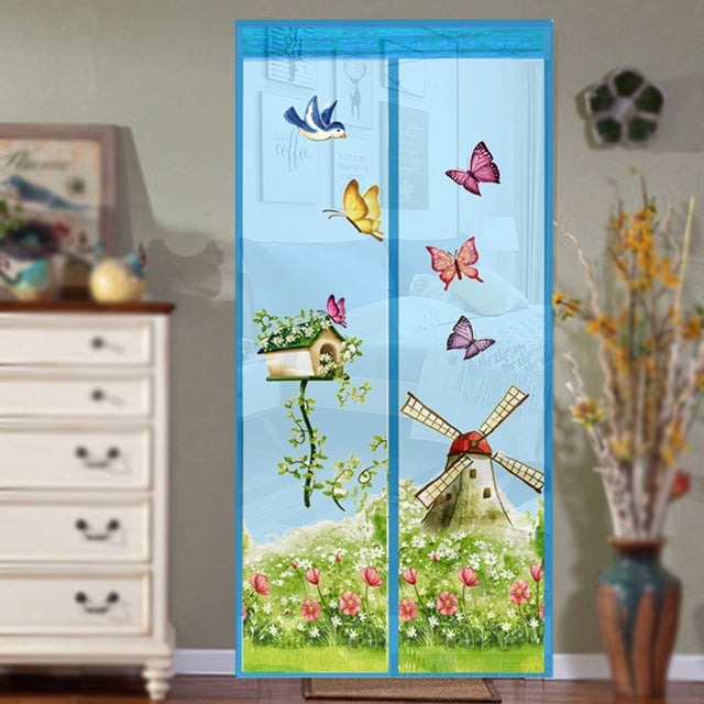 Magnetischer Fliegenvorhang Moskitonetz für Schlafzimmer, Küche, 90x210cm, 100x210cm