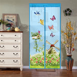 Magnetischer Fliegenvorhang Moskitonetz für Schlafzimmer, Küche, 90x210cm, 100x210cm
