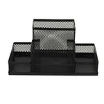 Schreibtischhalter Organizer Metallgeflecht-Stil Bleistift-Stifthalter Aufbewahrungsbox Home Aufbewahrungsorganisation, Größe: 15,5x10,2x10cm, Schreibtischhalter