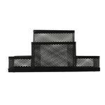 Schreibtischhalter Organizer Metallgeflecht-Stil Bleistift-Stifthalter Aufbewahrungsbox Home Aufbewahrungsorganisation, Größe: 15,5x10,2x10cm, Schreibtischhalter