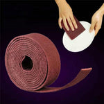 Nylon-Emery-Topfschwamm für Edelstahl, Rostentfernung, Küchengeschirrreinigung, 7 cm x 5,7 m, 9 cm x 1 m, 9 cm x 5,7 m, 9 cm x 20 m
