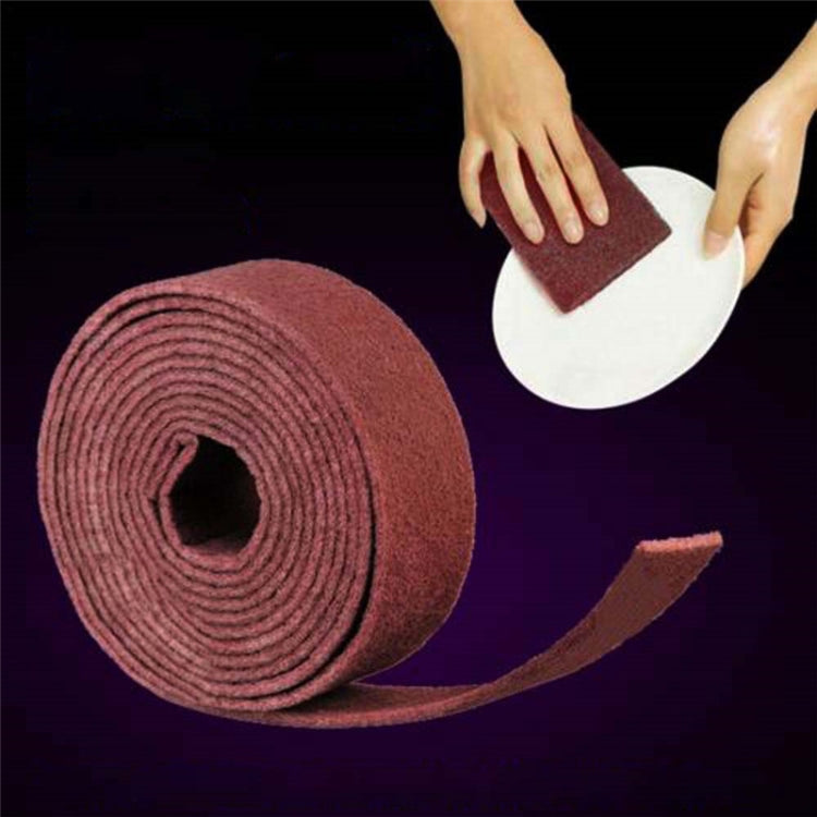 Nylon-Emery-Topfschwamm für Edelstahl, Rostentfernung, Küchengeschirrreinigung, 7 cm x 5,7 m, 9 cm x 1 m, 9 cm x 5,7 m, 9 cm x 20 m