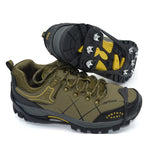 8-Zähne-Eiskrallen-Outdoor-Antirutsch-Schuhüberzüge für Eis- und Schneeboden, M (35–40 Yards), L (41–45 Yards)