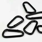 10 STÜCK D-förmiger Aluminium-Karabiner, Outdoor-Aufhängeschnalle, Wasserflaschen-Schnalle