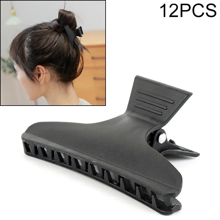 12 Stück kleine Schmetterlingsclips, Friseurplatten, spezielle Positionierungsclips für Friseursalons