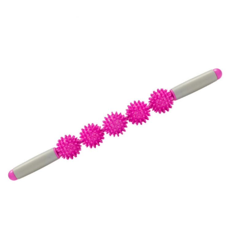 5-Ball Muskelmassage Entspannungs-Igelball Yoga-Stick Roller-Stick