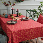 Tischdecke Weihnachten Leinen Baumwolle rechteckig, bronziert, für Esstisch, 100x140cm, 140x140cm, 140x160cm, 140x180cm, 140x200cm, 140x220cm, 140x240cm, 140x260cm, 140x300cm, 90x90cm