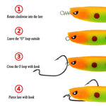20 in 1 Luya Accessories Spring Pin For Lock Pin Soft Bait, 3.5CM 50 PCS