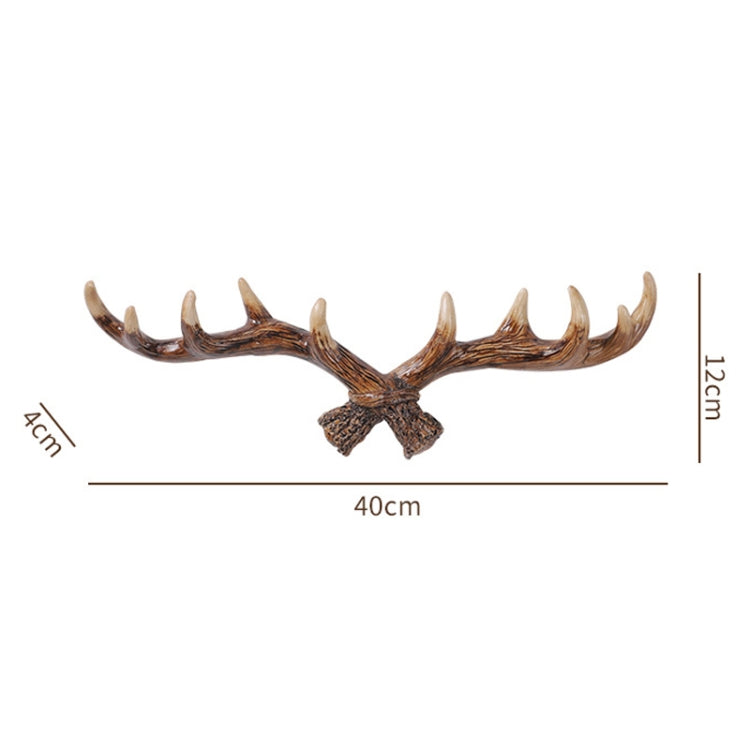 Wanddekoration Geweih aus Harz Wandaufhänger Garderobenhaken für die Wand im Wohnzimmer/Eingangsbereich