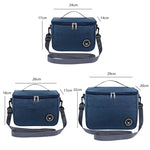 Thermische Lunchbox-Tasche, langlebig, wasserdicht, Büro-Kühltasche mit Gurt, S, M, L