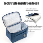 Thermische Lunchbox-Tasche, langlebig, wasserdicht, Büro-Kühltasche mit Gurt, S, M, L