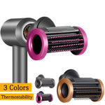 Für Dyson Haartrocknerdüse, Aufsatz gegen fliegende Haare, Farbe: Glattes Rosarot